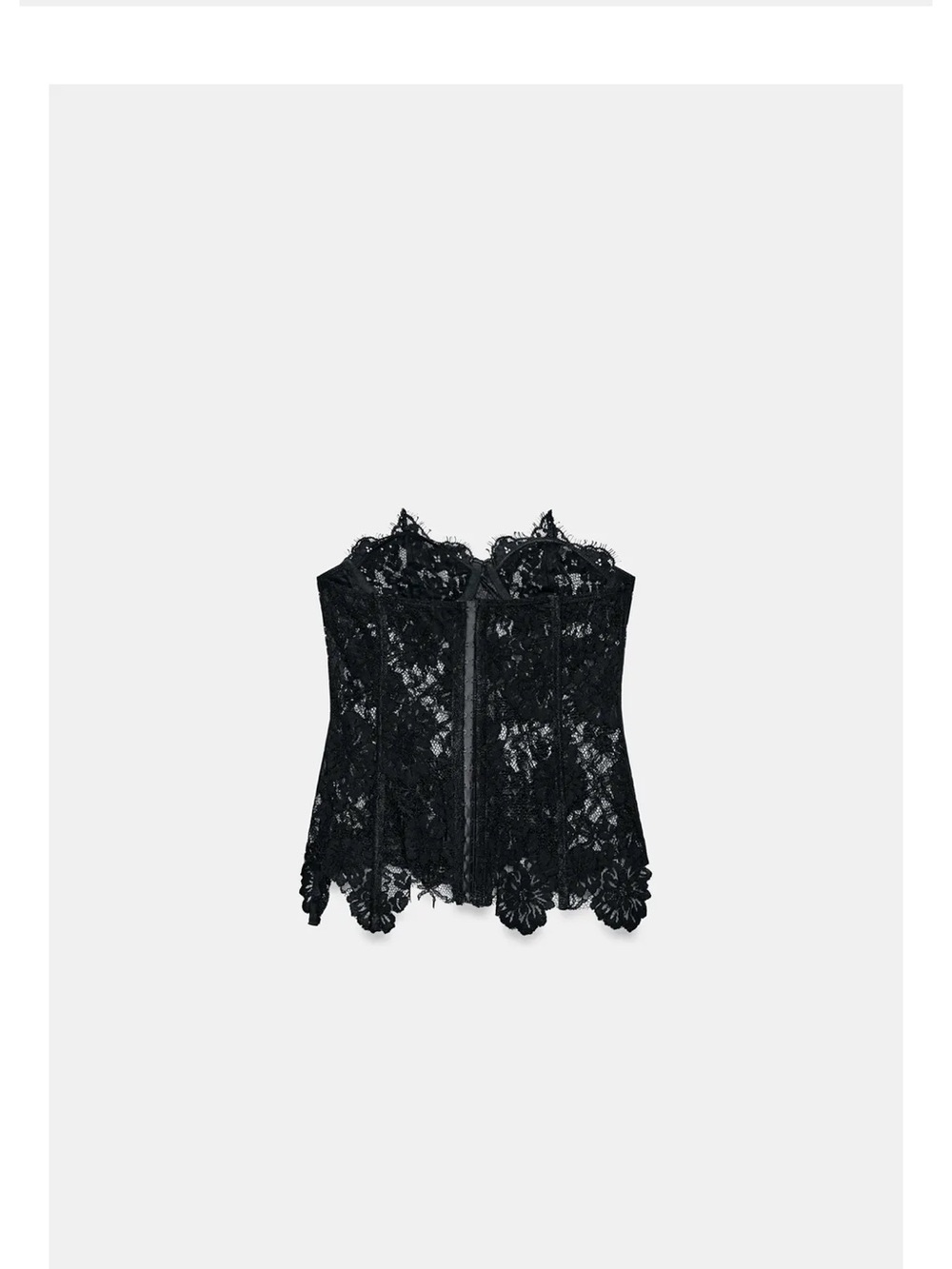 ZARA ZW COLLECTION LACE CORSET - Picture 7 of 8